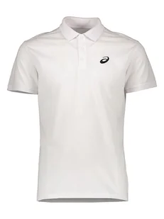 asics Sportowa koszulka polo w kolorze białym - Koszulki sportowe męskie - miniaturka - grafika 1