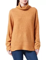 Swetry damskie - Blue Seven Damski sweter z golfem pulower, miodowy oryginał, 40 - miniaturka - grafika 1