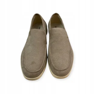 Mokasyny męskie zamszowe Old Money 39 - Mokasyny męskie - miniaturka - grafika 1