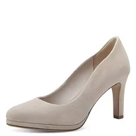 Czółenka - Tamaris Damskie klasyczne czółenka, buty na obcasie, wkładka Touch, beżowy Ivory, 37 eu - miniaturka - grafika 1