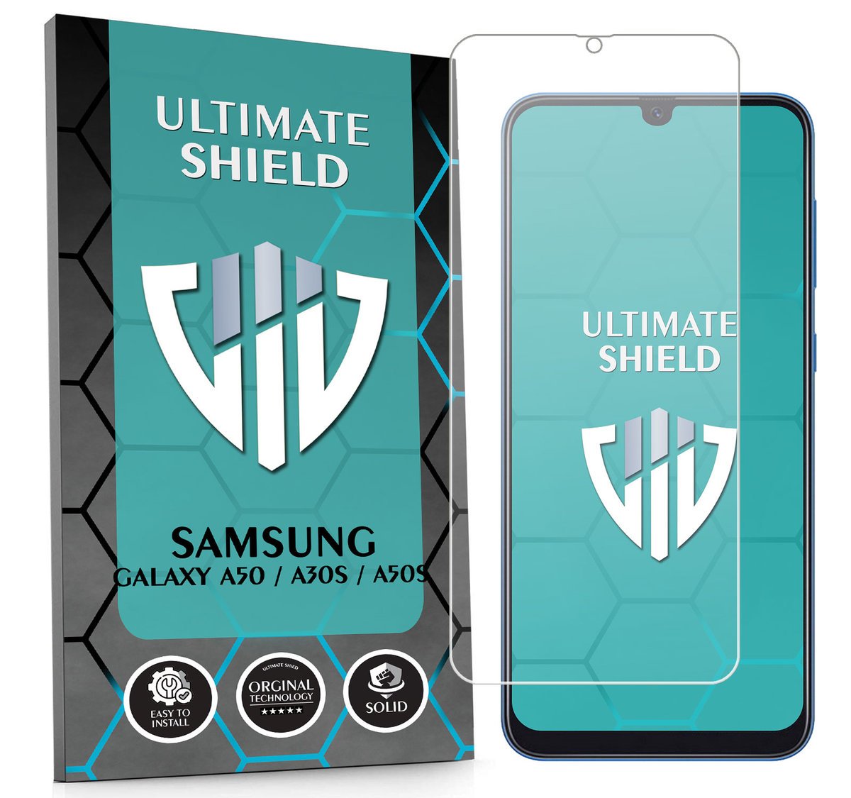 WZMOCNIONE SZKŁO OCHRONNE SZYBKA SZKIEŁKO DO SAMSUNG A50 A30S A50S