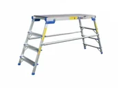 Drabiny - FANMART Podest roboczy aluminiowy (wysokość robocza: 2,92m) 47681853 - miniaturka - grafika 1