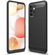 Etui i futerały do telefonów - Pokrowiec TPU na telefon komórkowy Samsung Galaxy A52 / A52s 5G / A52 5G o wyglądzie karbonowego etui ochronnego - miniaturka - grafika 1