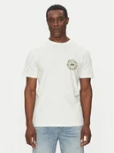 Koszulki męskie - Quiksilver T-Shirt EQYZT08036 Écru Regular Fit - miniaturka - grafika 1