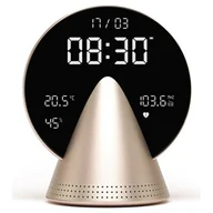 Dekoracje domu - Budzik LEXON Conic Clock Złoty - miniaturka - grafika 1