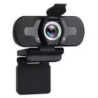 Kamery internetowe - Tellur Full HD webcam, 2MP, autofocus, microphone, black - miniaturka - grafika 1