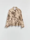 Koszule damskie - Reserved - Wzorzysta koszula z wiskozy - wielobarwny - miniaturka - grafika 1