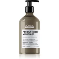 Szampony do włosów - Loreal Absolut Repair Molecular, szampon wzmacniający strukturę włosów, 500ml - miniaturka - grafika 1
