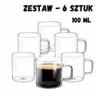 Kubki - Kubek szkłany Wilmax England 100 ml - zestaw 6 szt WL-888602/6A - miniaturka - grafika 1