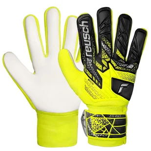 Rękawice Reusch Attrakt Starter Solid 55 70 514 2014 - ŻÓŁTY, 7,5 - Piłka nożna - miniaturka - grafika 1