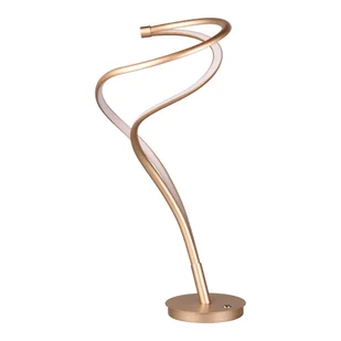 Lampa stołowa LED w kolorze złota z metalowym kloszem (wys. 56 cm) Nala – Trio Select - Noże stołowe - miniaturka - grafika 1