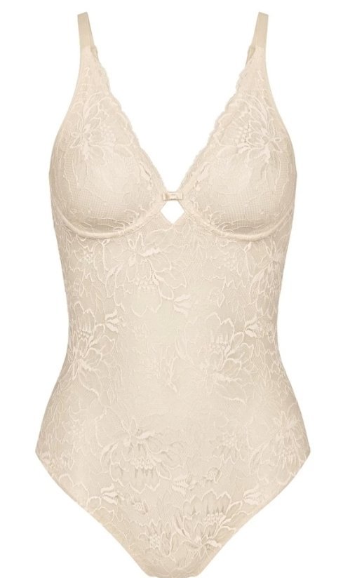 Body TRIUMPH Amourette Charm BS 75C Beżowe Koronkowe Wyszczuplające