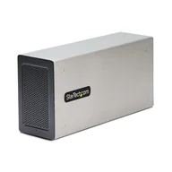 Stacje dokujące i replikatory portów - StarTech 2TBT3-PCIE-ENCLOSURE stacja dokująca Przewodowa Thunderbolt 3 Srebrny - miniaturka - grafika 1