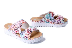 RIEKER V1392-90 multi, klapki damskie - Rieker - Klapki i japonki damskie - miniaturka - grafika 1