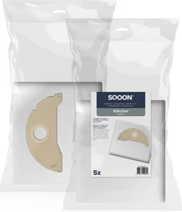 Vacuum cleaner bags SCOON, suitable for KARCHER WD2 vacuum cleaners, 5 pcs. - Worki do odkurzaczy - miniaturka - grafika 1