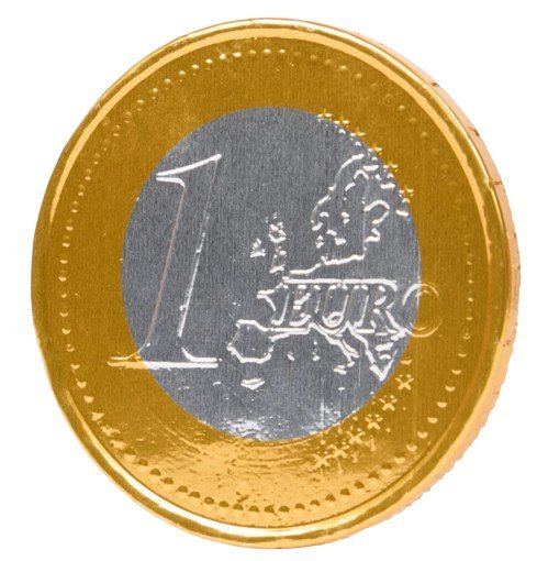 Czekolada mleczna Moneta 1 Euro 50g