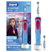 Szczoteczki do zębów dla dzieci - Oral-B Szczoteczka elektryczna Stages Power Kids Frozen D12 ORALB Szczot D12 KIDS FROZEN - miniaturka - grafika 1