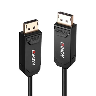 Lindy 38520 kabel DisplayPort 10 m Czarny 38520 - Kable komputerowe i do monitorów - miniaturka - grafika 1