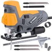 Wyrzynarki - WYRZYNARKA PIŁA DO DREWNA 1450W Z LASER LED NOŻYKI - miniaturka - grafika 1