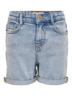 KIDS ONLY Girl's KOGPHINE DNM AZG68 NOOS szorty dżinsowe, jasnoniebieski denim 116 - Spodenki damskie - miniaturka - grafika 1