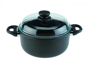 SKK Garnek tytanowy 7l + pokrywa seria 9 czarny SK 259 - Rondle - miniaturka - grafika 1