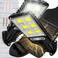 Lampy ogrodowe - LAMPA SOLARNA ULICZNA LED Z CZUJNIKIEM RUCHU I ZMIERZCHU OGRODOWA SOLAR COB - miniaturka - grafika 1