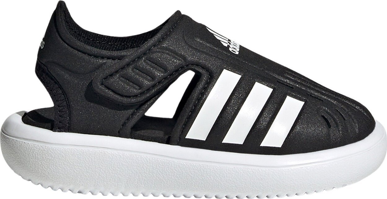Adidas Sandały buty chodaki 3w1 dziecięce do wody adidas Closed-Toe Summer Water czarno-białe GW0391 21