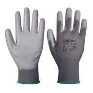 Rękawice robocze - Rękawica powlekana PU PORTWEST [A120] Szary XS - miniaturka - grafika 1
