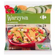 Dania mrożone - Carrefour Warzywa na patelnię z ziołami mrożone 450 g - miniaturka - grafika 1