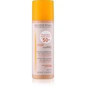 Podkłady do twarzy - Bioderma photoderm nude touch ochronny podkład mineralny z efektem nude SPF50+ odcień jasny 40 ml + gąbka do makijażu GRATIS ! - miniaturka - grafika 1