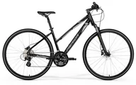 Rowery - Rower crossowy damski Merida Crossway 15-D lady XS (39) glossy black - miniaturka - grafika 1