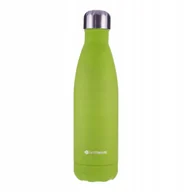 Butelki termiczne - Butelka termiczna arctherm 500 ml limonkowa gumowa powłoka - miniaturka - grafika 1