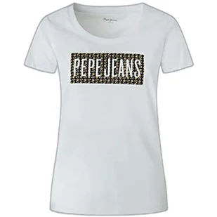 Pepe Jeans Damska bluzka o regularnym kroju SUSAN, 800 biały, XL - Bluzki damskie - miniaturka - grafika 1