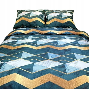 Pościel 160x200 bawełna satynowa dwustronna gruba 3 części 4368 zygzak - Pościel Pościel 160x200 bawełna satynowa dwustronna gruba 3 części 4368 zygzak - Pościel - miniaturka - grafika 1