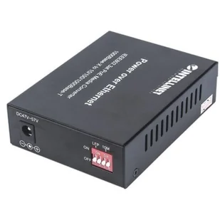 Intellinet Media konwerter Gigabit PoE+ 1000Base-T RJ45/1000Base-LX SC SM 20km - Adaptery i przejściówki - miniaturka - grafika 2
