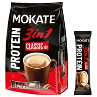 Cappuccino i kawy smakowe - Napój Kawowy Instant Napój 3w1 3in1 Mokate Classic Protein 10szt - miniaturka - grafika 1