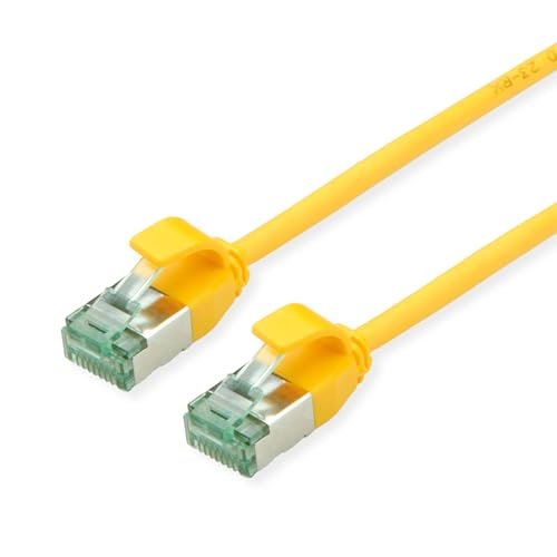 ROLINE RM U/FTP DataCenter Cat.6A kabel sieciowy Żółty 0,15 m