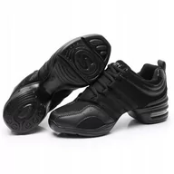 Pozostały sprzęt i akcesoria do ćwiczeń - Buty Taneczne Treningowe Burtan New York Do Tańca Nowoczesnego Czarne 5 Cm - miniaturka - grafika 1