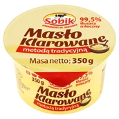 Masło i margaryna - Sobik Masło klarowane metodą tradycyjną 350 g - miniaturka - grafika 1