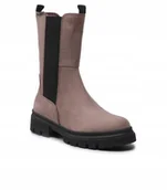 Botki damskie - Marco Tozzi Botki Brązowe Damskie Casual 40 1Żdl - miniaturka - grafika 1