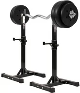 Stojaki na hantle i obciążenia - Gorilla Sports Zestaw gryf stojak obciążenia 35 kg (100592-00006-0036) - miniaturka - grafika 1
