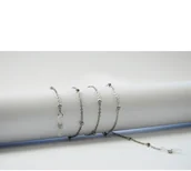 Akcesoria do okularów - Łańcuszek do okularów 1 Silver - miniaturka - grafika 1