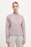 Bluzy damskie - Helly Hansen bluza outdoorowa TECH SWEAT damska kolor różowy gładka 34501 - miniaturka - grafika 1