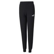 Odzież sportowa dziecięca - Młodzieżowe spodnie dresowe Essentials PUMA Black - miniaturka - grafika 1