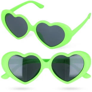 Okulary przeciwsłoneczne LOVE VISION Zielone / Matowe - Okulary przeciwsłoneczne - miniaturka - grafika 1