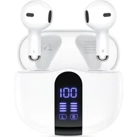 Słuchawki - TECH-PROTECT UltraBoost TWS Core G2 Biały - miniaturka - grafika 1