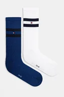 Skarpetki męskie - Tommy Hilfiger skarpetki 2-pack męskie kolor granatowy 701229841 - miniaturka - grafika 1