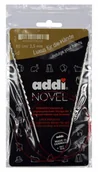 Pasmanteria - Druty na żyłce Addi Novel metalowe 80 cm - 2,5 mm - miniaturka - grafika 1