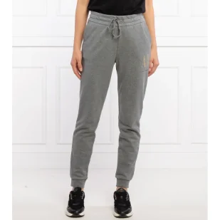 Armani Exchange Spodnie dresowe | Regular Fit - Dresy damskie - miniaturka - grafika 1