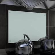 Akcesoria i części AGD - vidaXL Panel ochronny do kuchni, biały, 70x50 cm, szkło hartowane - miniaturka - grafika 1